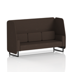 Brixworth Open Booth With Black Legs in Single Tone 1 Seater Uto Panels And Sofa Band 5 - Sumi