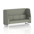 Brixworth Open Booth With White Legs in Single Tone 1 Seater Partner Panels And Mix Sofa Band 4 - Synergy