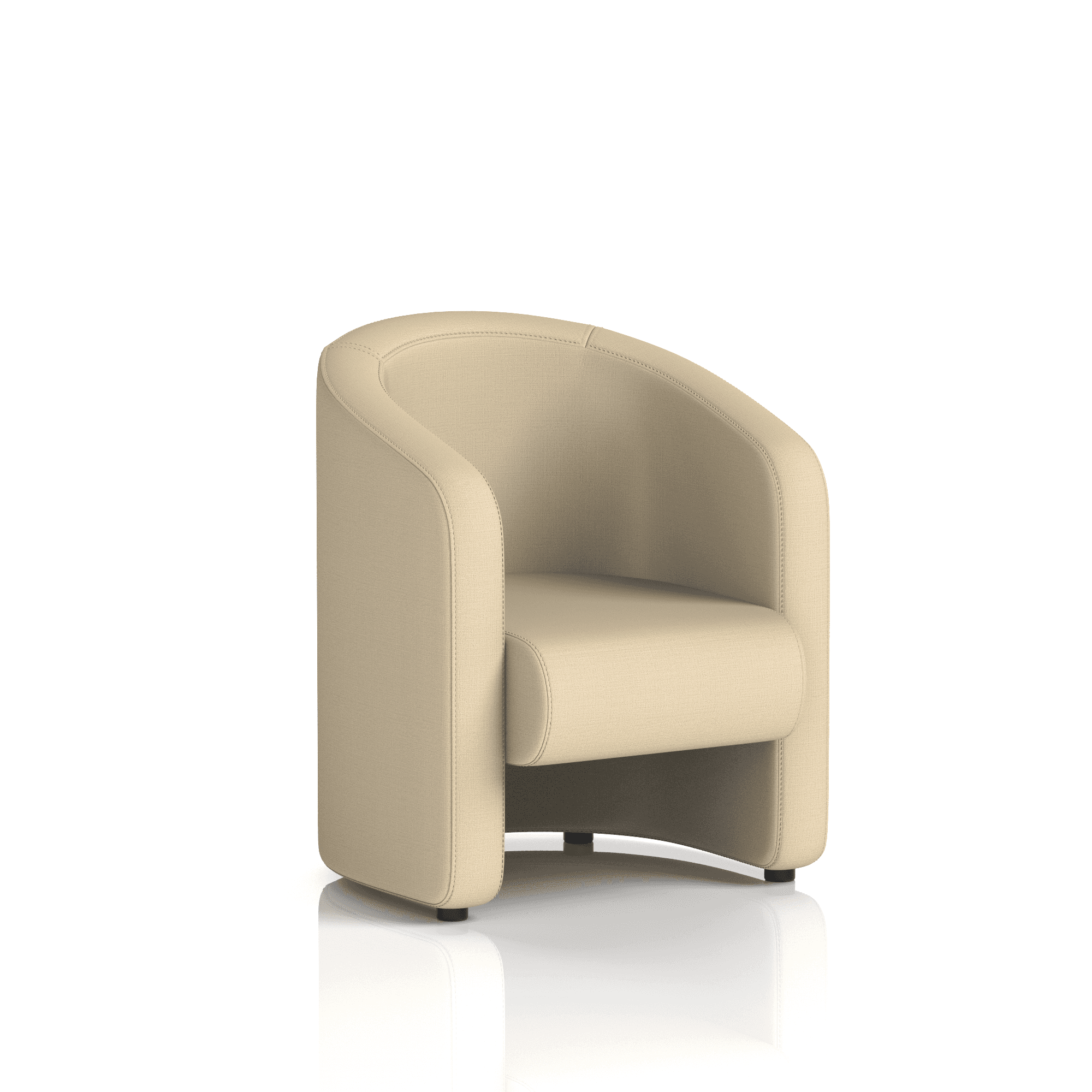Lamport Armchair And Sofa Armchair Temple Band 3 - Main Line Flax