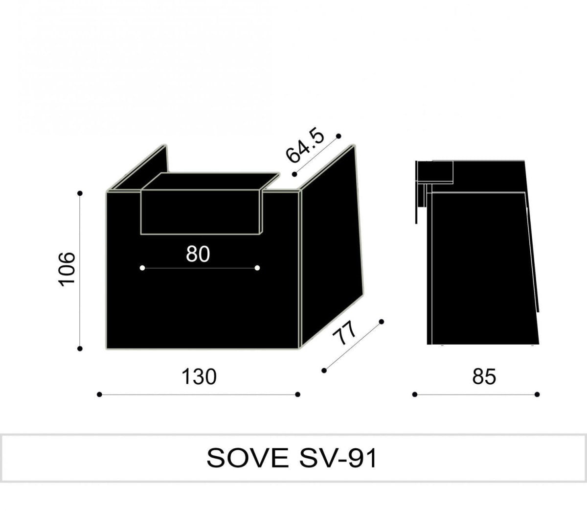 Sove Office  Standard Reception Desk LargeThat’s My Office Furniture, 360 Degree View storage, desk, chair