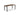 Switch Single Desk, Open Leg - SKU: Complete Product: S-PLY-1PB-LEO-T1670/AW/BLK,  Components: Top: S-PLY-T1670/AW , Beam: S-B1600/BLK ,  Leg:  S-LEO700/BLK