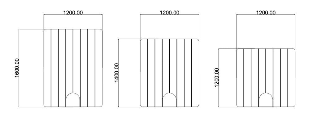 Koala Acoustic Minimal Freestanding Screens - Stripe