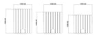 Koala Acoustic Minimal Freestanding Screens - Stripe