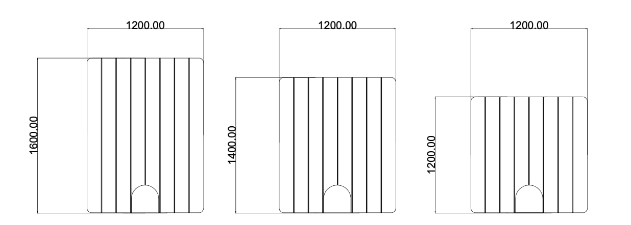 Koala Acoustic Minimal Freestanding Screens - Stripe