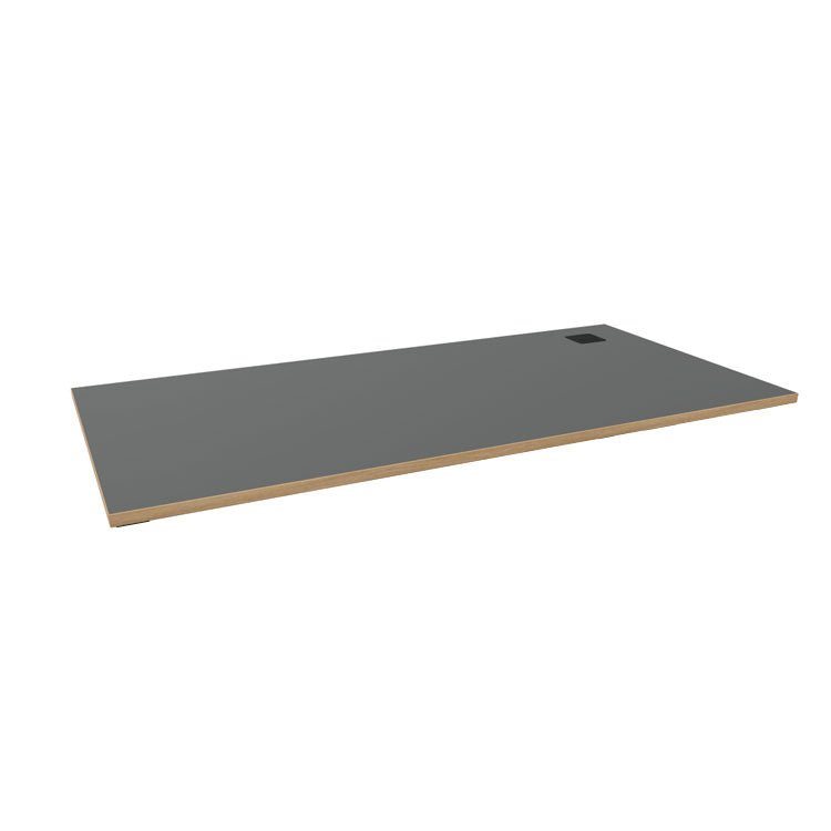 25mm Height Adjustable Desk Top 160cm x 80cm Slate Oak Edge Nowy StylNowy
