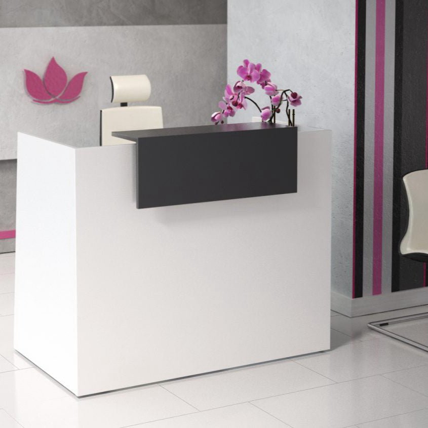 Sove Office  Standard Reception Desk LargeThat’s My Office Furniture, 360 Degree View storage, desk, chair