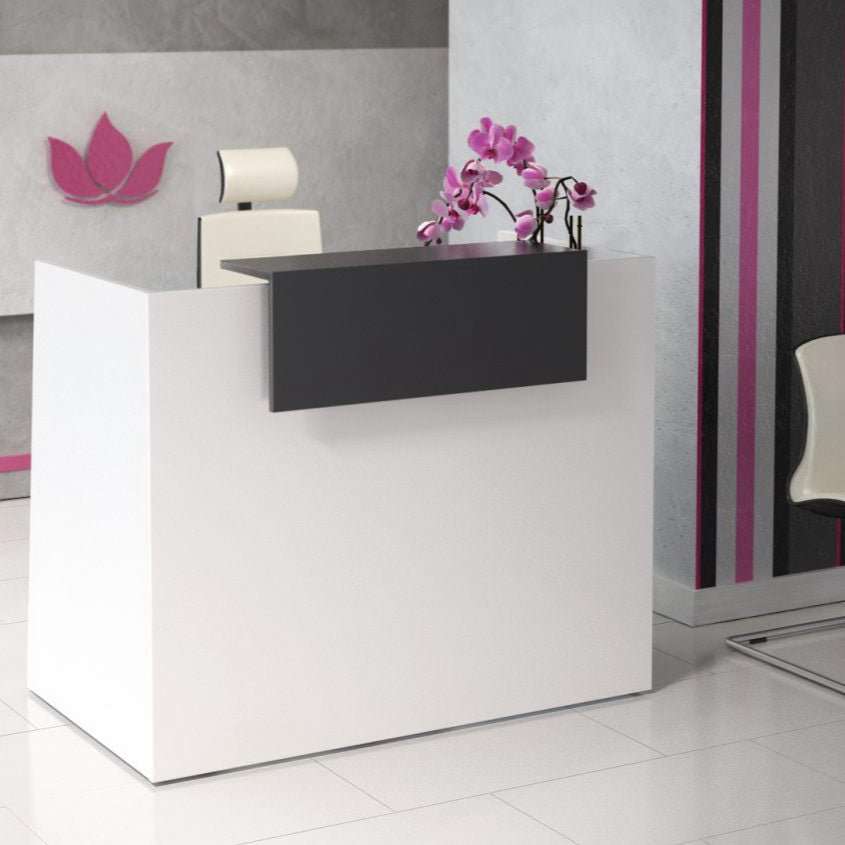 Sove Office  Standard Reception Desk LargeThat’s My Office Furniture, 360 Degree View storage, desk, chair