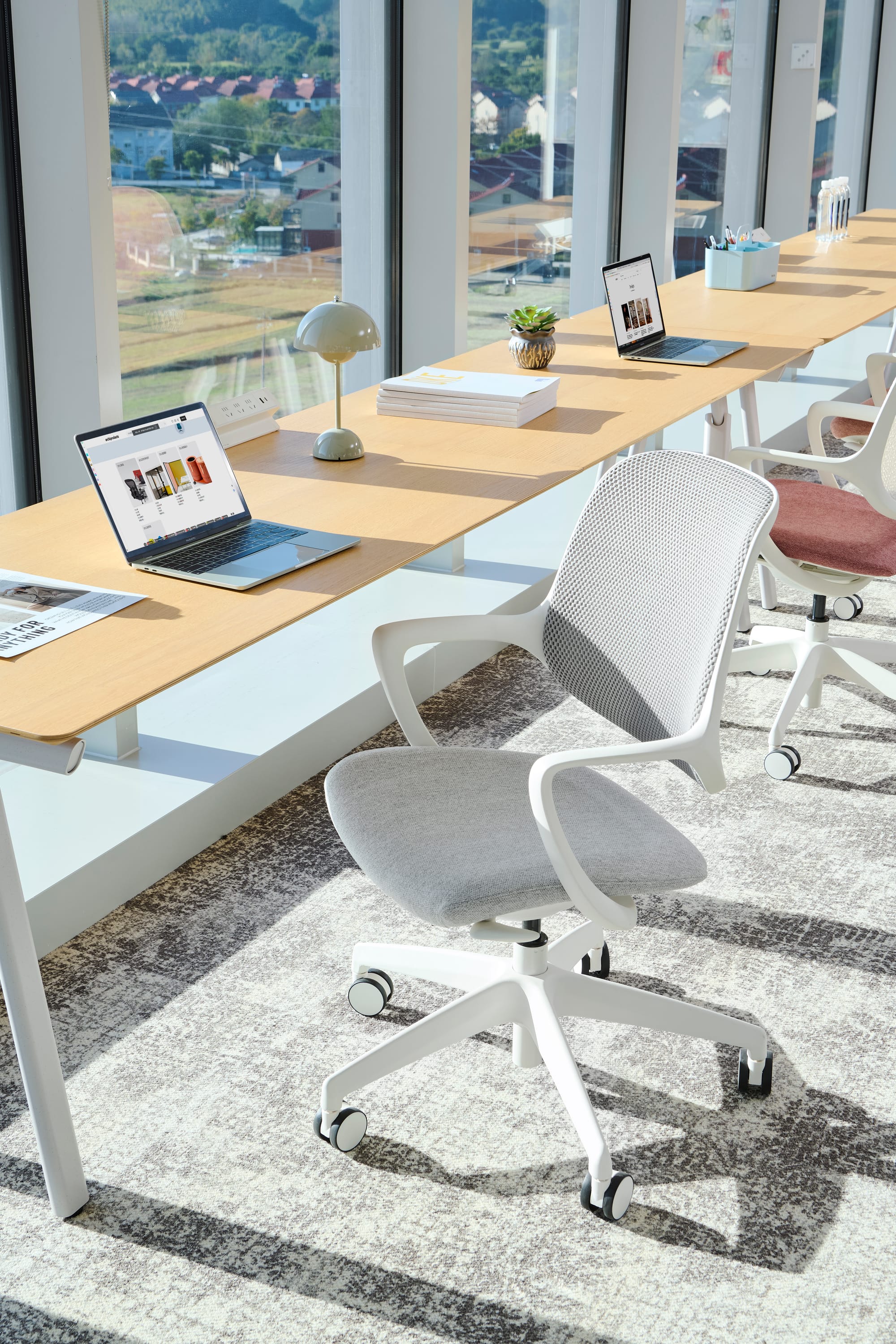 UX Operator or Meeting Office Chair Mesh Back Blue/Green/Black or White