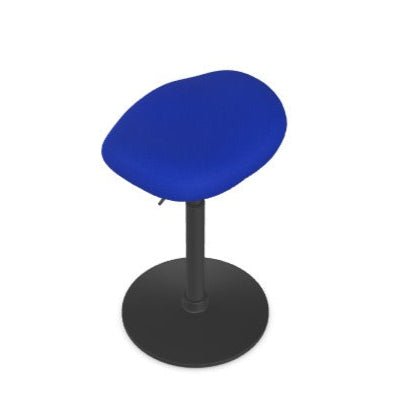 Ergonomic Office Stool, fixed seat, tilting polyurethane base - Choose Colours-Work