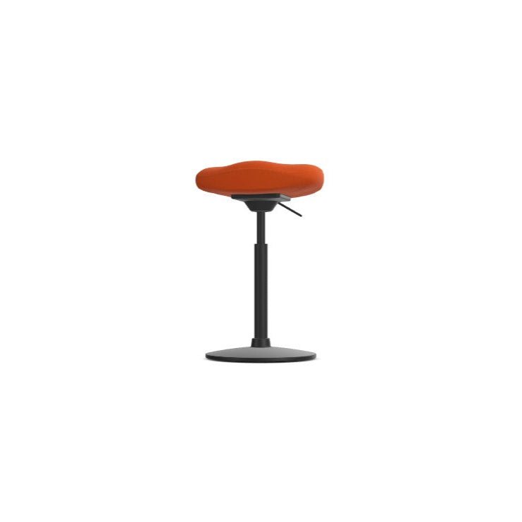 Ergonomic Office Stool, fixed seat, tilting polyurethane base - Choose Colours-Work