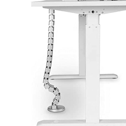 lavoro vault under desk storage locking 50cm Wide Silver