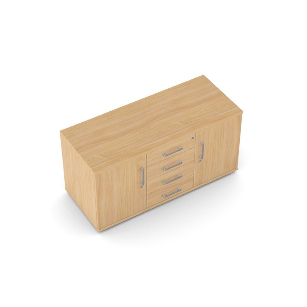 Desk Cabinet A-50 4 Drawers and Locking DoorsThat’s My Office Furniture, 360 Degree View storage, desk, chair