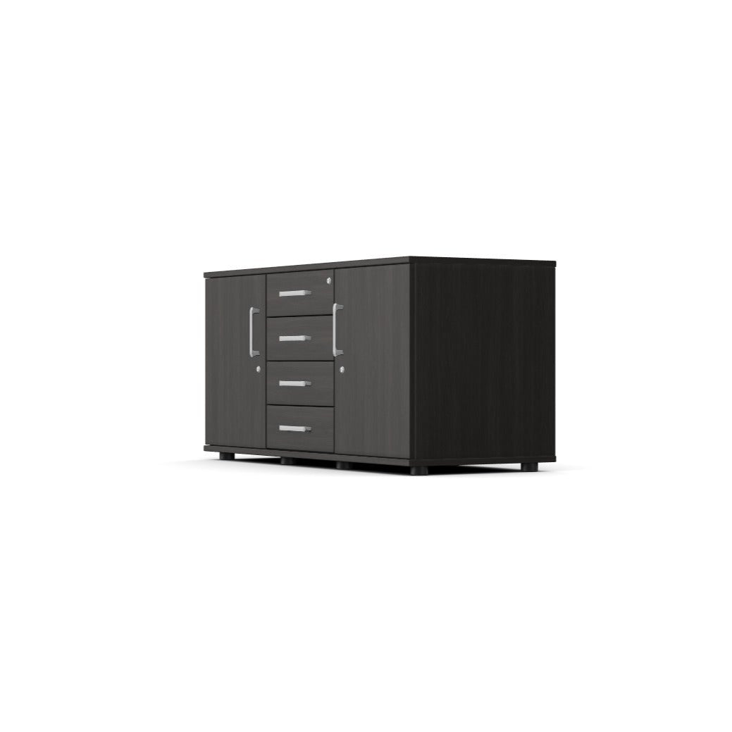 Desk Cabinet A-50 4 Drawers and Locking DoorsThat’s My Office Furniture, 360 Degree View storage, desk, chair