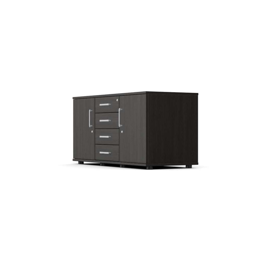 Desk Cabinet A-50 4 Drawers and Locking DoorsThat’s My Office Furniture, 360 Degree View storage, desk, chair