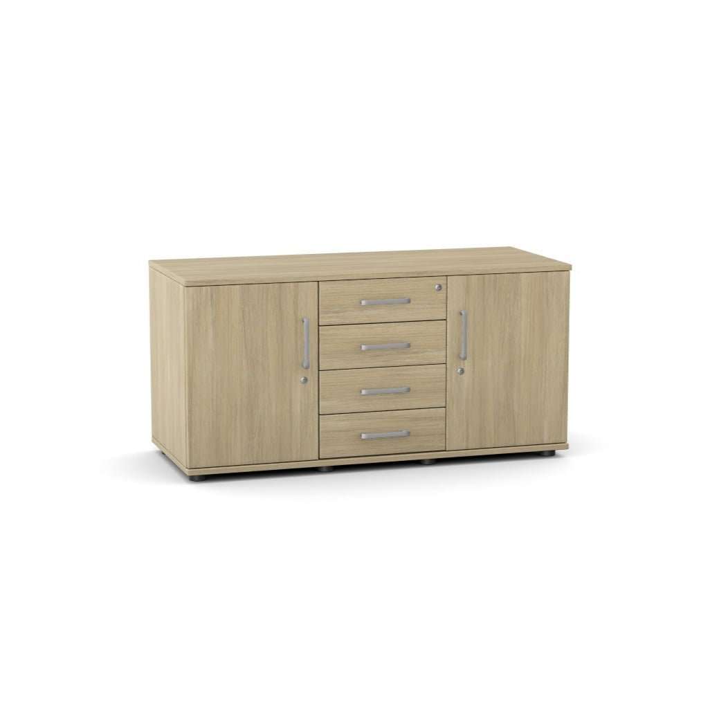 Desk Cabinet A-50 4 Drawers and Locking DoorsThat’s My Office Furniture, 360 Degree View storage, desk, chair