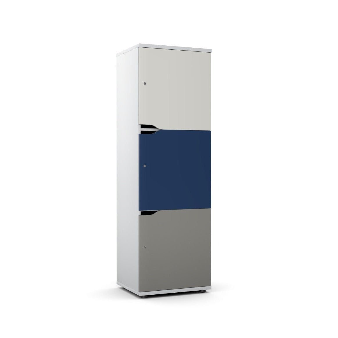Wooden Office Locker SIngle 3 DoorThat’s My Office Furniture, 360 Degree View storage, desk, chair