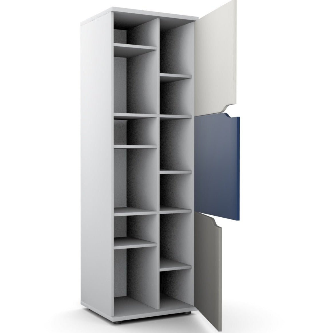 Wooden Office Locker SIngle 3 DoorThat’s My Office Furniture, 360 Degree View storage, desk, chair