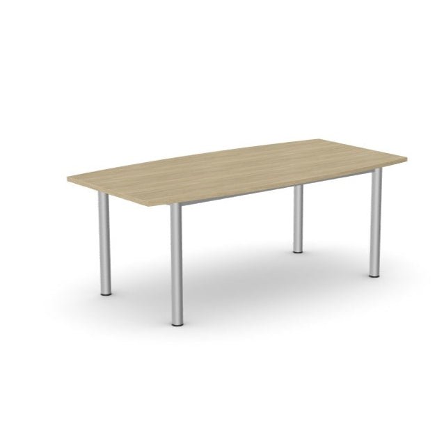 Office  Barrel  Meeting Table, Straight legs Sove View in 360