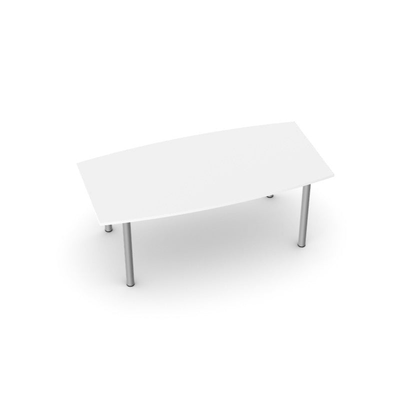 Office  Barrel  Meeting Table, Straight legs Sove View in 360