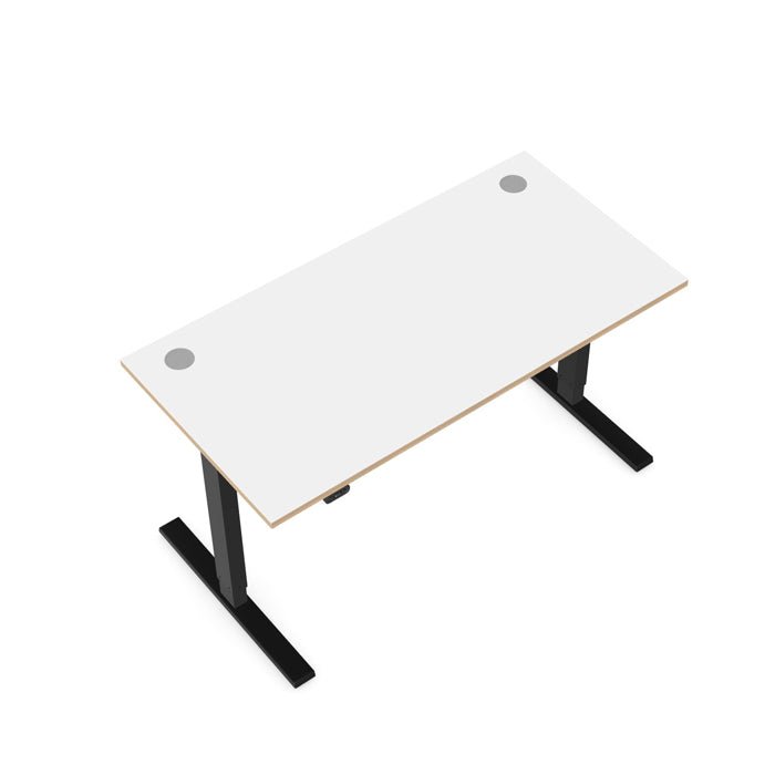 zoon height adjustable desk with portalsThat’s My Office Furniture, 360 Degree View storage, desk, chair