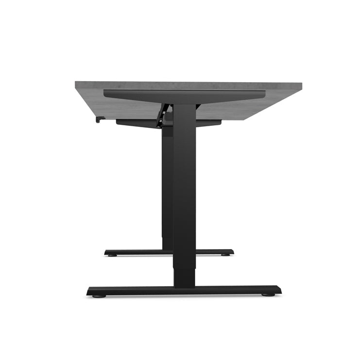 zoon height adjustable desk with portalsThat’s My Office Furniture, 360 Degree View storage, desk, chair