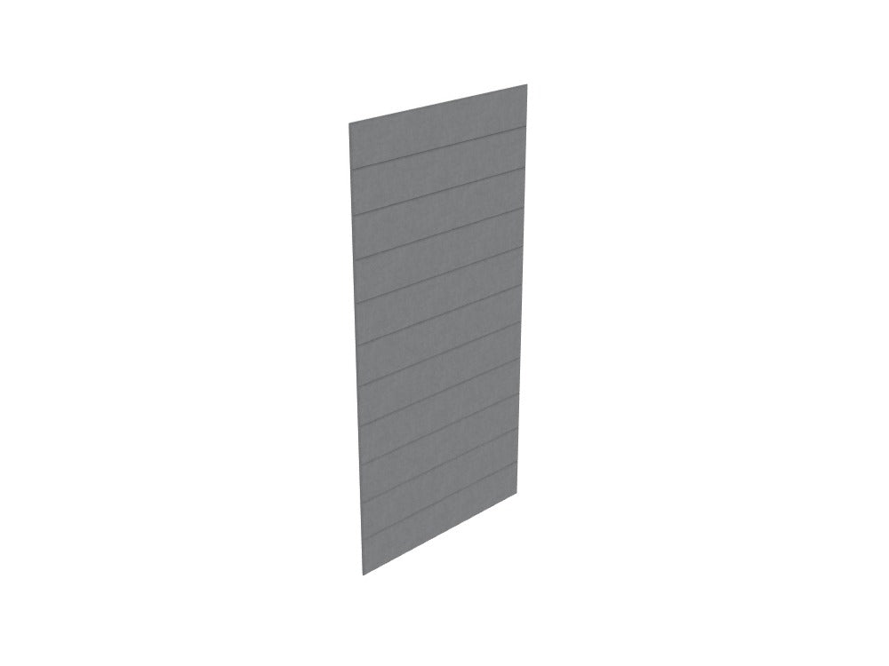 Grey Lined Wall Panel 6 - SKU: KWP/WALL - PANEL/VG6/GP1, COLOUR: KoalaGrey_KP - 73, 112 x 232cm - THATSMYOFFICETHATSMYOFFICE