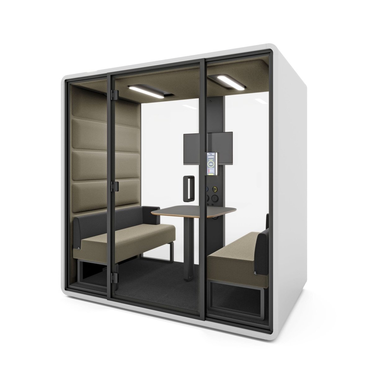 Hush Free M is an additional, independent space for your office, where it is possible to hold meetings in silence