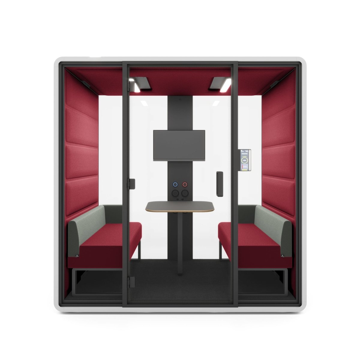 Hush Free M is an additional, independent space for your office, where it is possible to hold meetings in silence