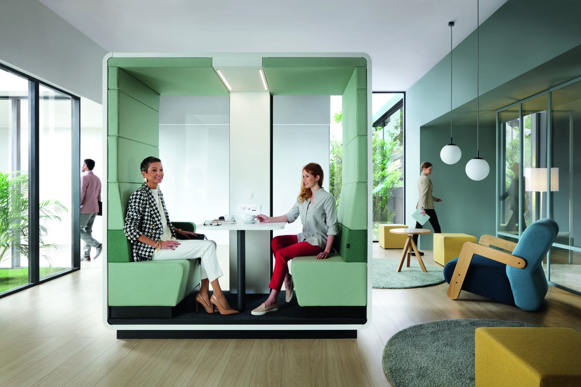 small meeting office pods acoustic roomsThat’s My Office Furniture, 360 Degree View storage, desk, chair