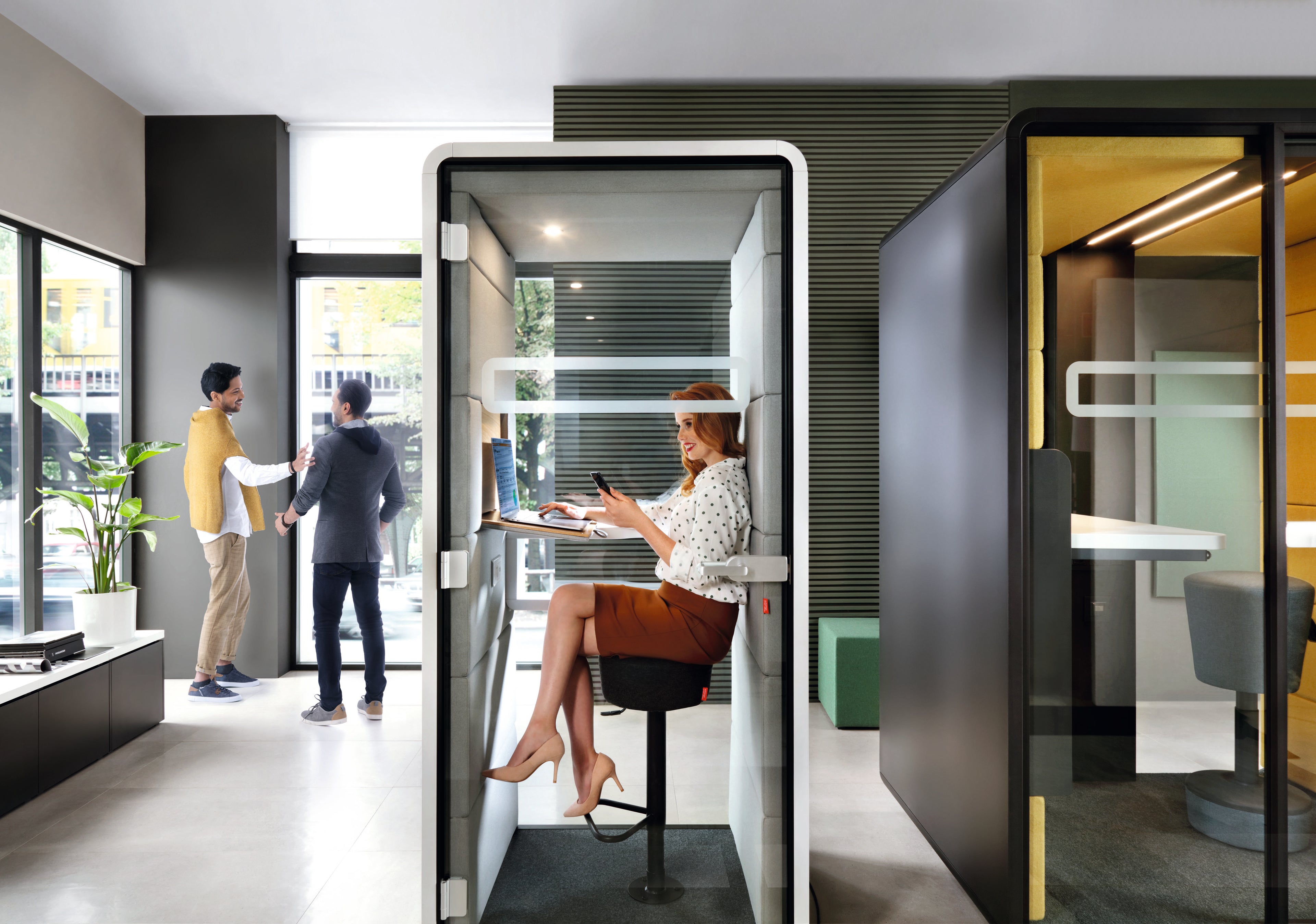 office phone booth quiet spacesThat’s My Office Furniture, 360 Degree View storage, desk, chair