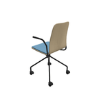 Vapaa Frame Chair 4S  Black Frame Blue UpholsteryThat’s My Office Furniture, 360 Degree View storage, desk, chair