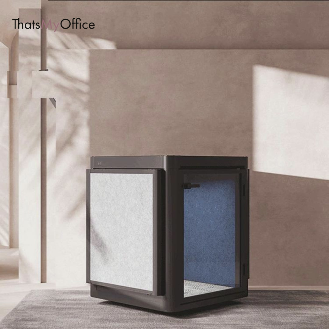Phone Booth For Office 102cm W 102cm D Acoustic POD  TMOEPD101