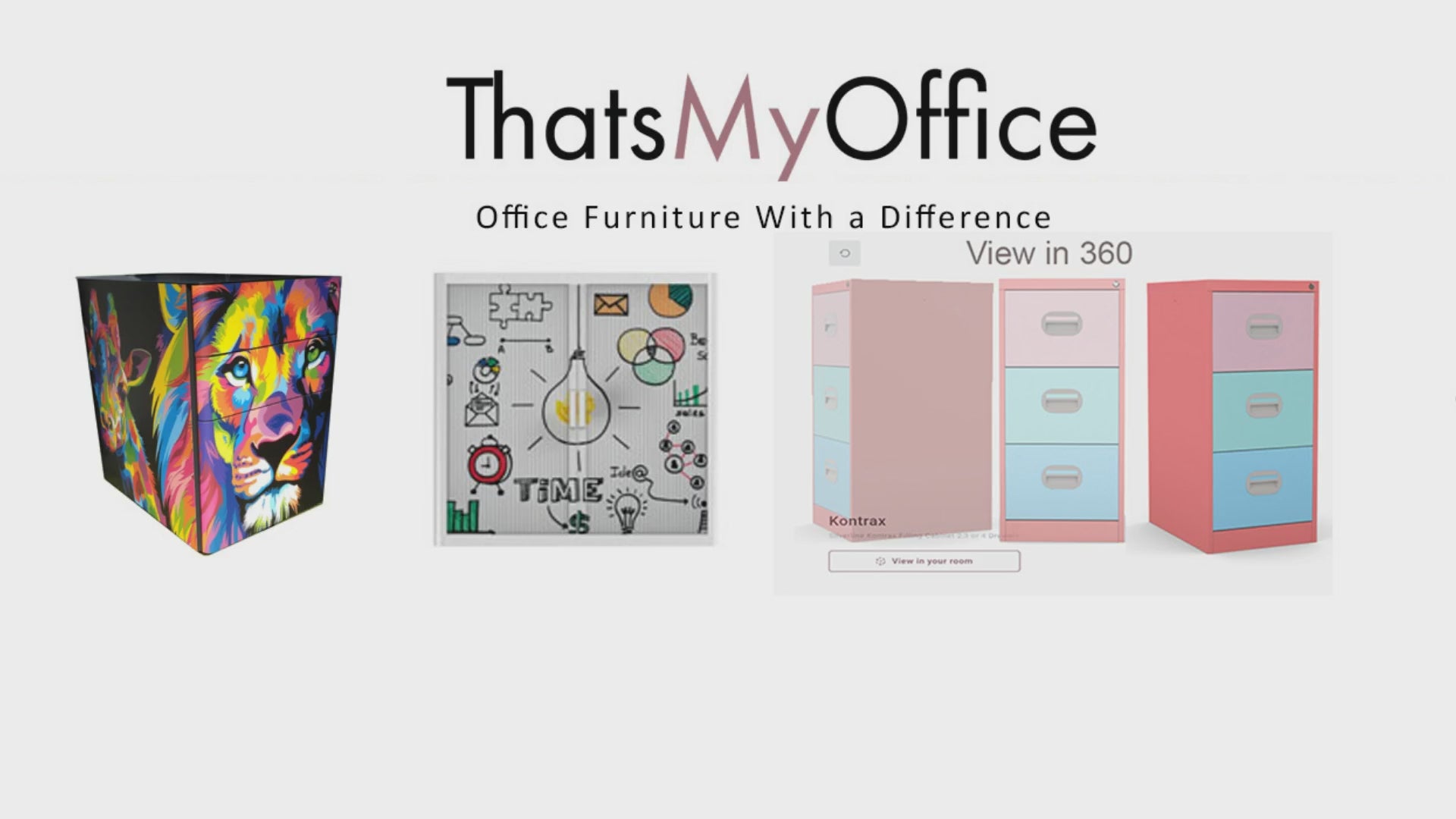 Thats My Office Desks videoThat’s My Office Furniture, 360 Degree View storage, desk, chair