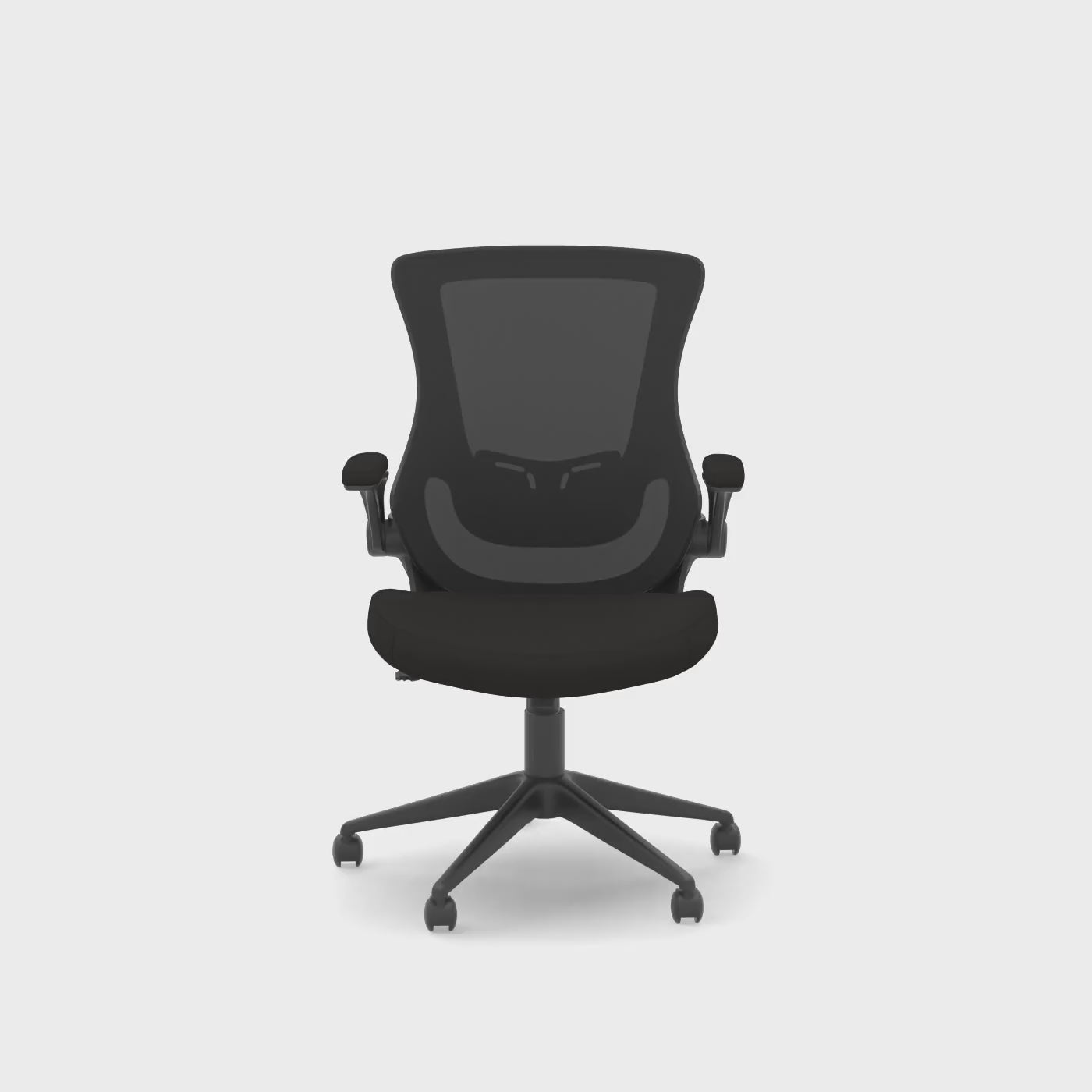 Office Chair Orbit Black Mesh Back Chair