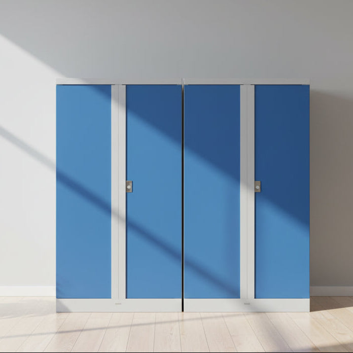 Security Cupboard 2 Doors  3 Shelves 183cm Tall Silverline CUEC7A-