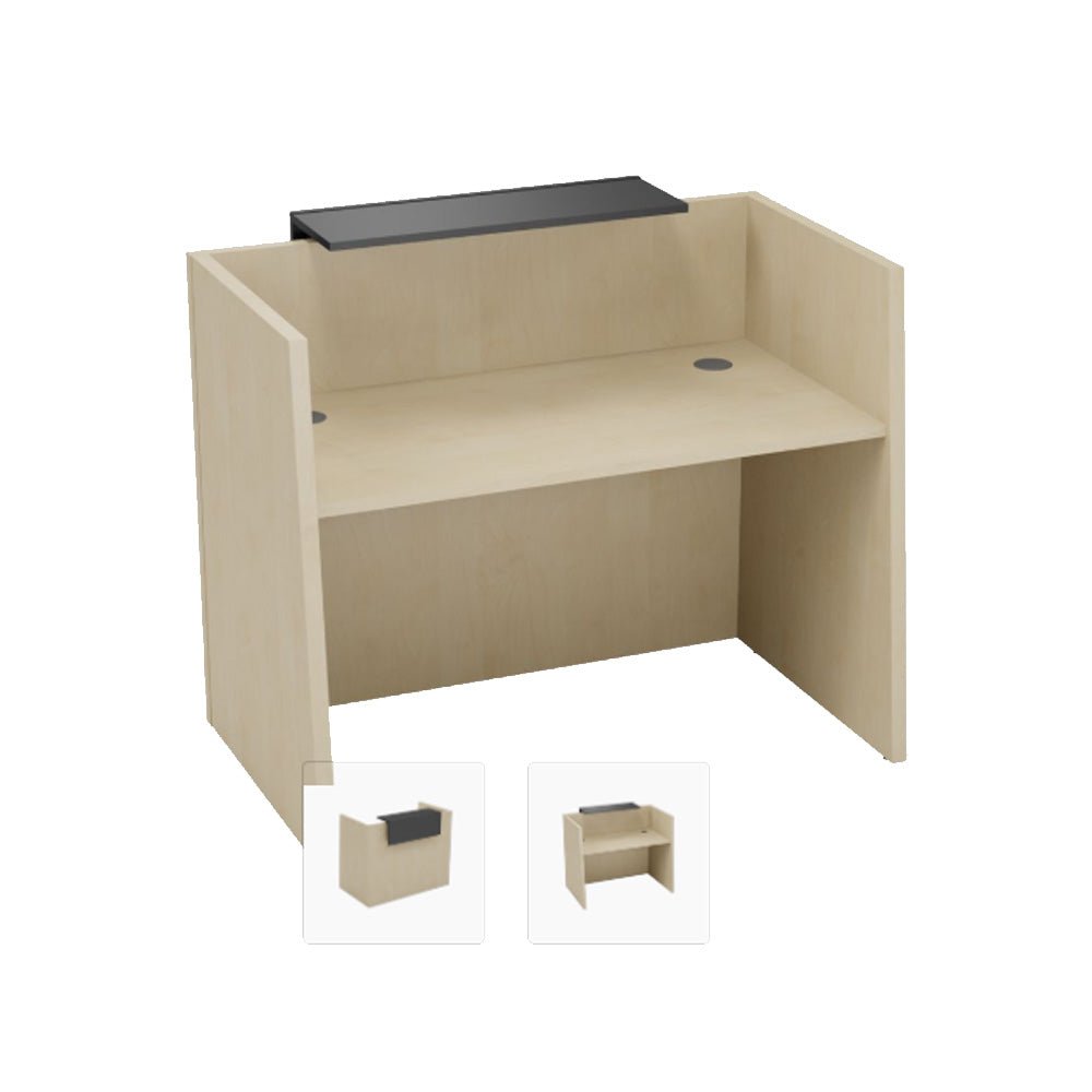 Sove Office  Standard Reception Desk SmallThat’s My Office Furniture, 360 Degree View storage, desk, chair