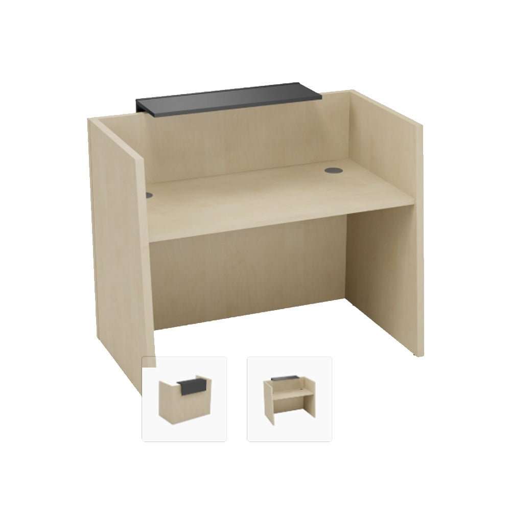 Sove Office  Standard Reception Desk SmallThat’s My Office Furniture, 360 Degree View storage, desk, chair