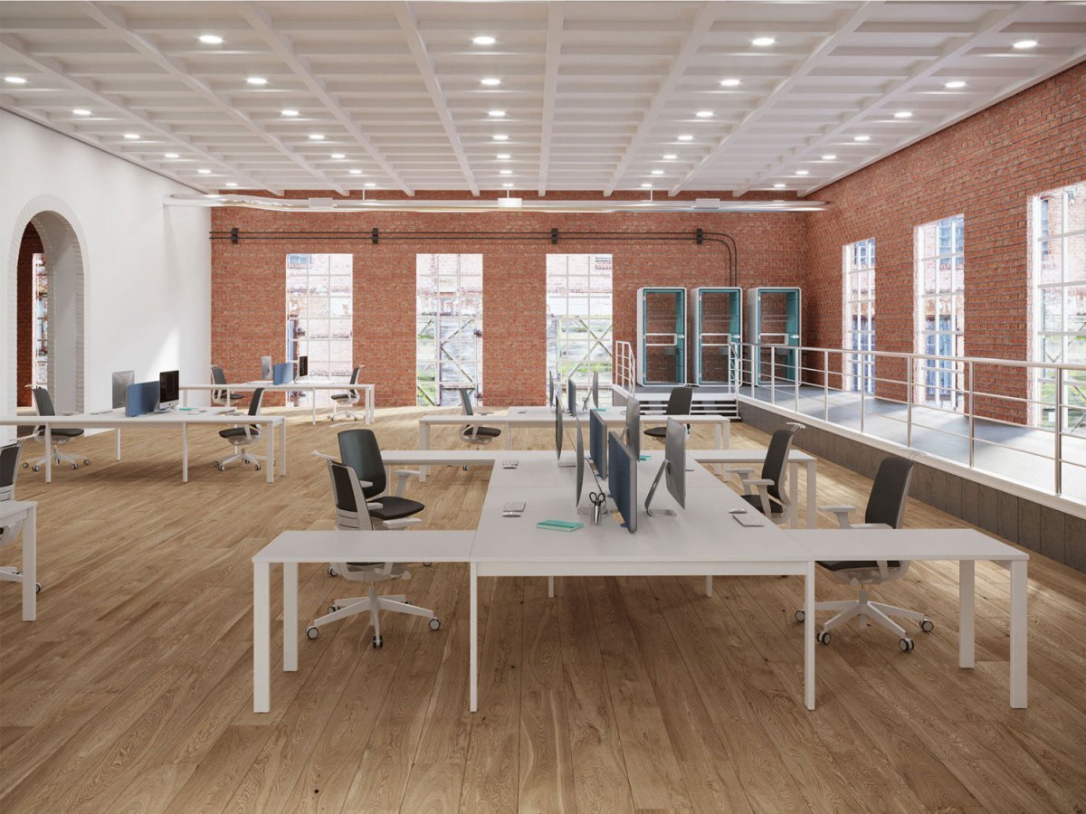 Office  Switch 1 Person Bench Open Leg Desk Switch-1P 11 Office Furniture and Home Remote Working