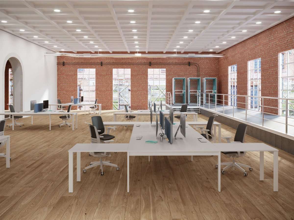 Office  Switch 1 Person Bench Open Leg Desk Switch-1P 11 Office Furniture and Home Remote Working