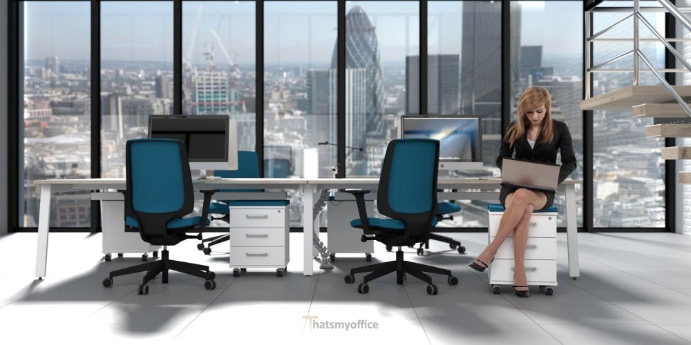 Switch Double Bench Desk S-2PB-LEO-T1468 9 Office Furniture and Home Remote Working
