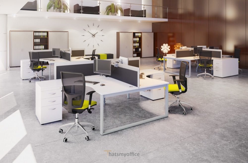 Switch Double Bench Desk S-2PB-LEO-T1465 6 Office Furniture and Home Remote Working