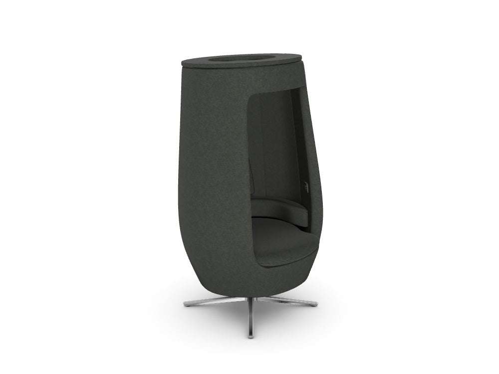 A11 Open - SKU: A11 - OPEN/UW, Body Finish: WO - TPE - Pewter, Seat Finish: WO - TPE - PewterTHATSMYOFFICE
