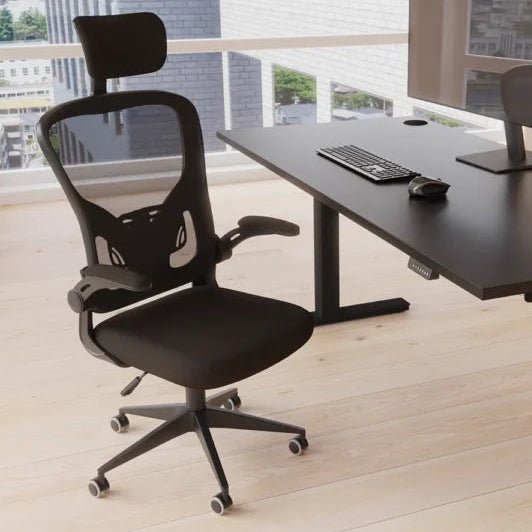 Ace Executive Mesh  Office Chair With Folding Arms