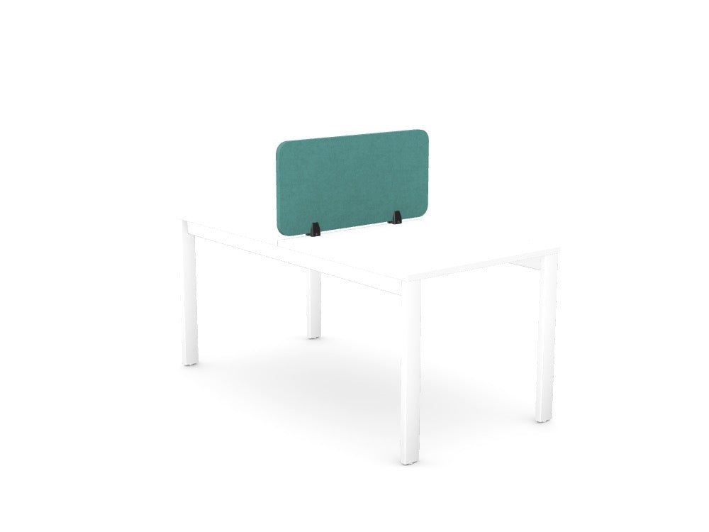 Acoustic PET Screens NEW - SKU: PET24/ST/8 - 4/GP1, PET Colour: Turquoise_KP - 40, Brackets: 2x - PJ - 4/BLK