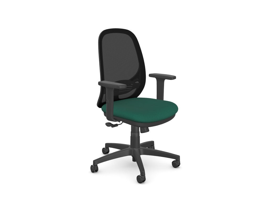 Andy Mesh Back Office Chair - SKU: ANDY/BB/ADJARMS/EVT/BMS, Fabric: E050THATSMYOFFICE
