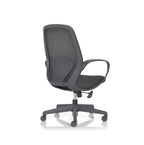Gray office chair on a white background