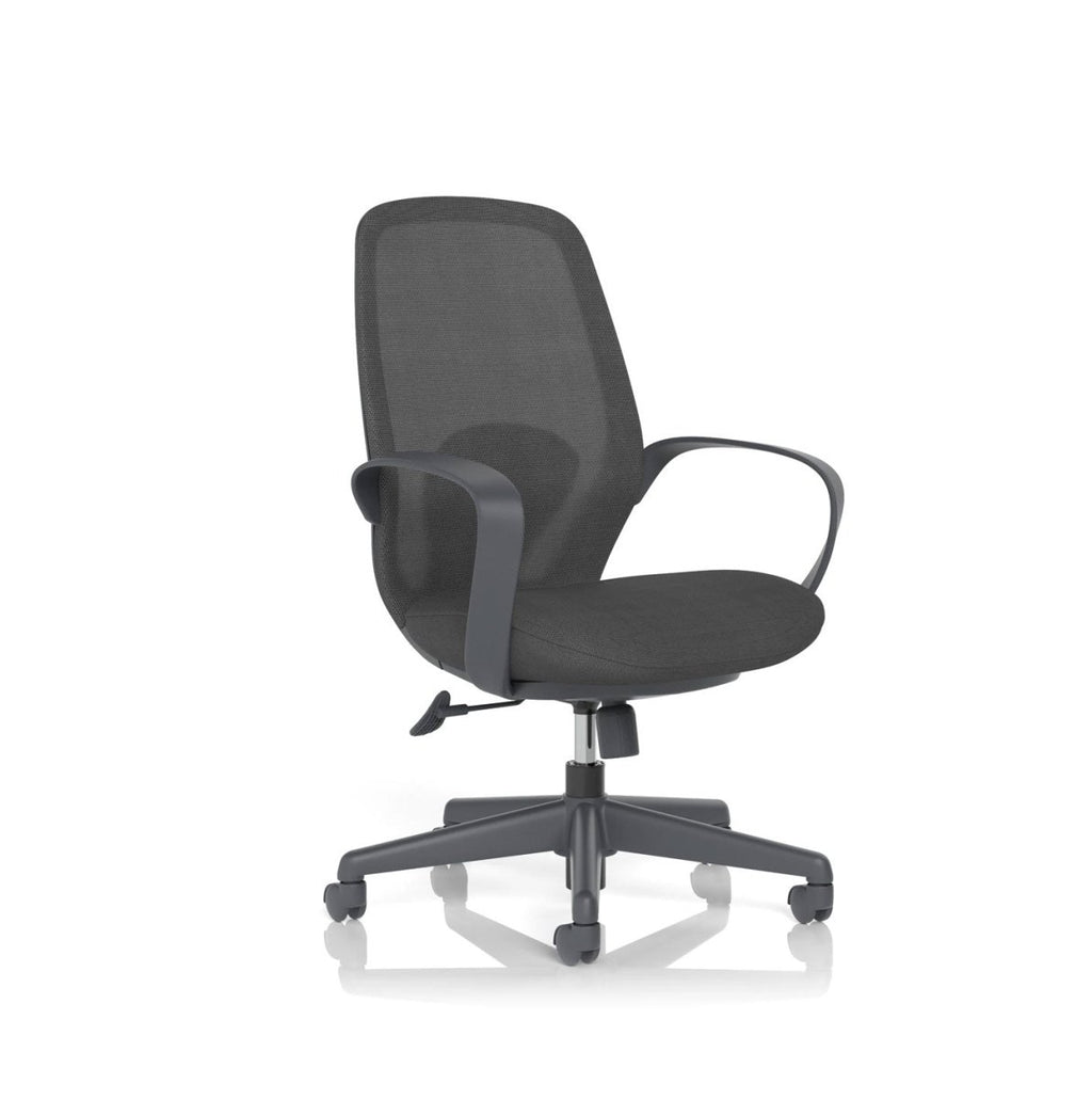 Ariel Mesh Chair Black Fixed Ams black