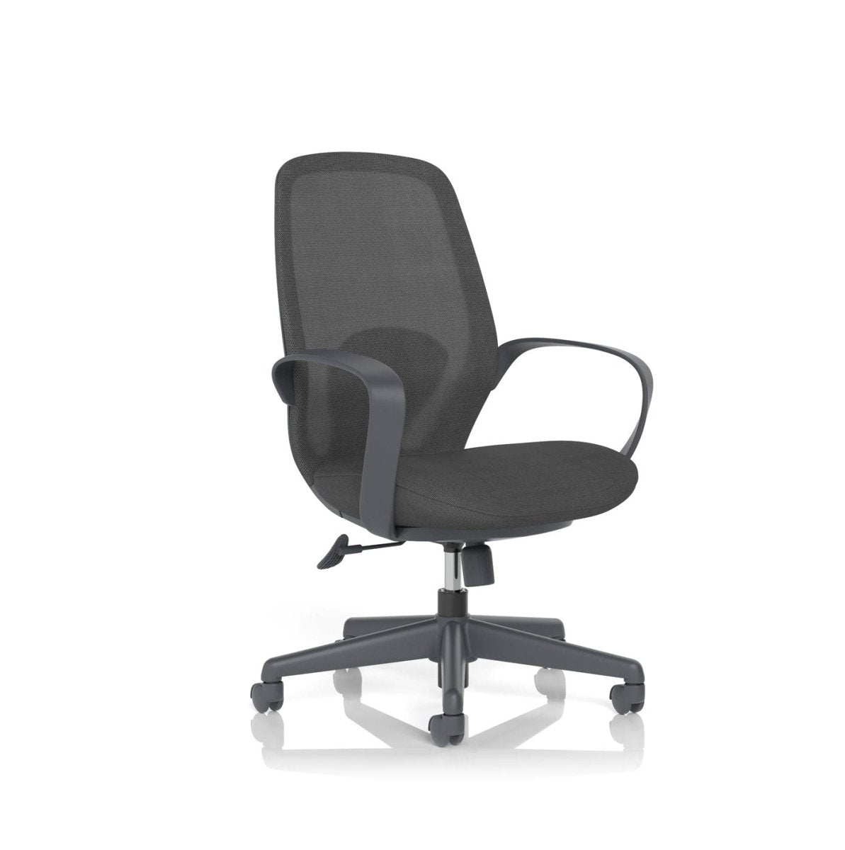 Ariel Mesh Chair Black Fixed Ams black