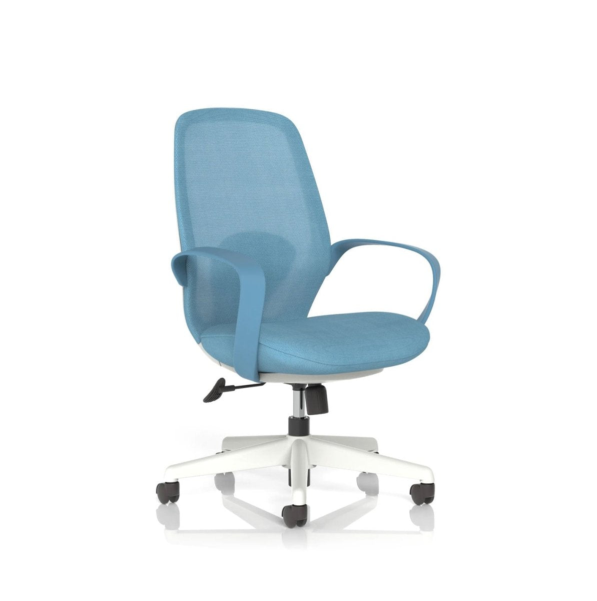 Ariel Mesh Chair Black Fixed Ams blue