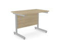 Ashford Metal Leg Straight 600 Office Desk - SKU: Product Code: A - CTST1060/UO/SLV Top: A - TM1060/UO, Leg: A - LCT1ST60/SLVTHATSMYOFFICE